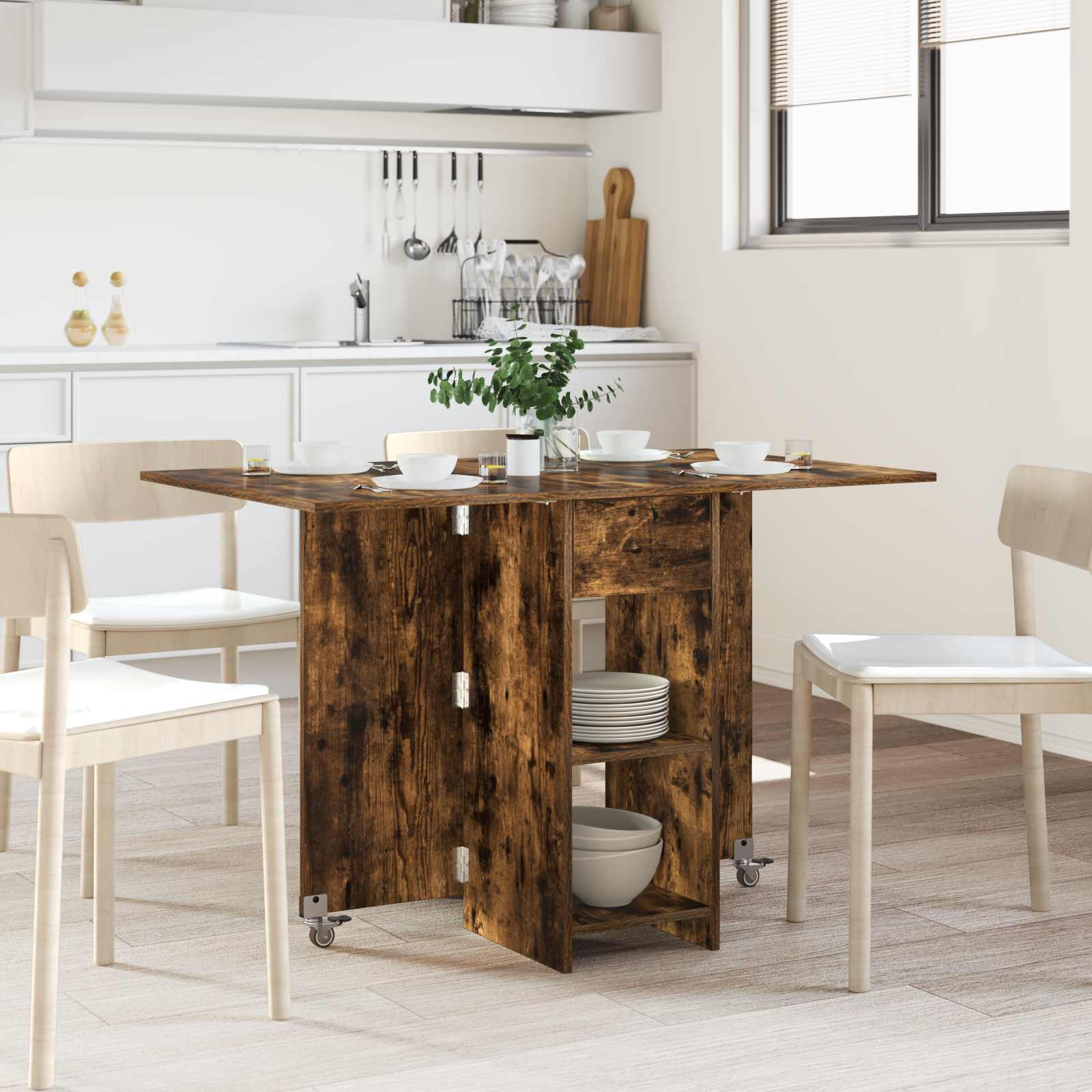 Mesa de jantar 115 x 70 x 75 cm derivados de madeira
