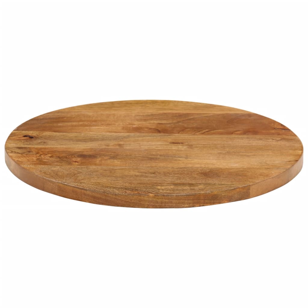 Tampo de mesa redondo ø60x3,8cm madeira de mangueira maciça