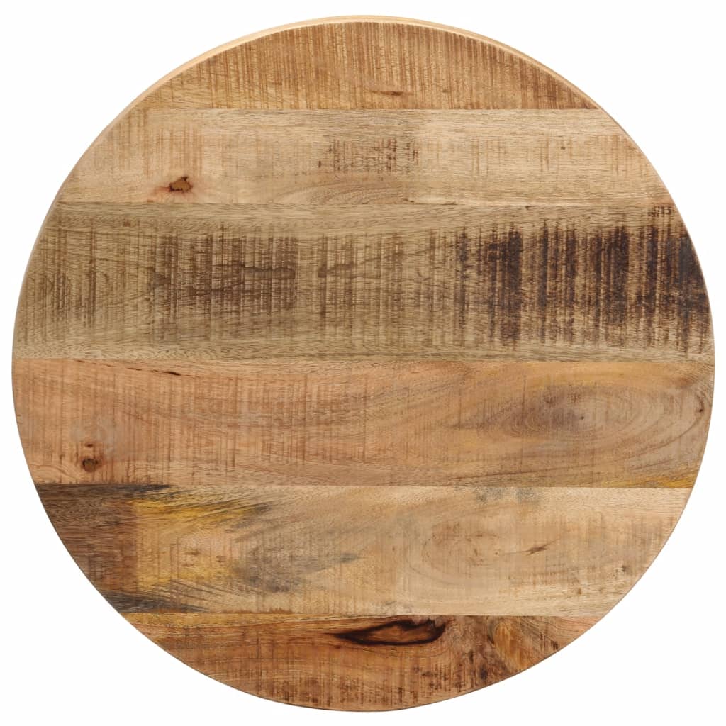 Tampo de mesa redondo ø60x2,5cm madeira mangueira áspera maciça