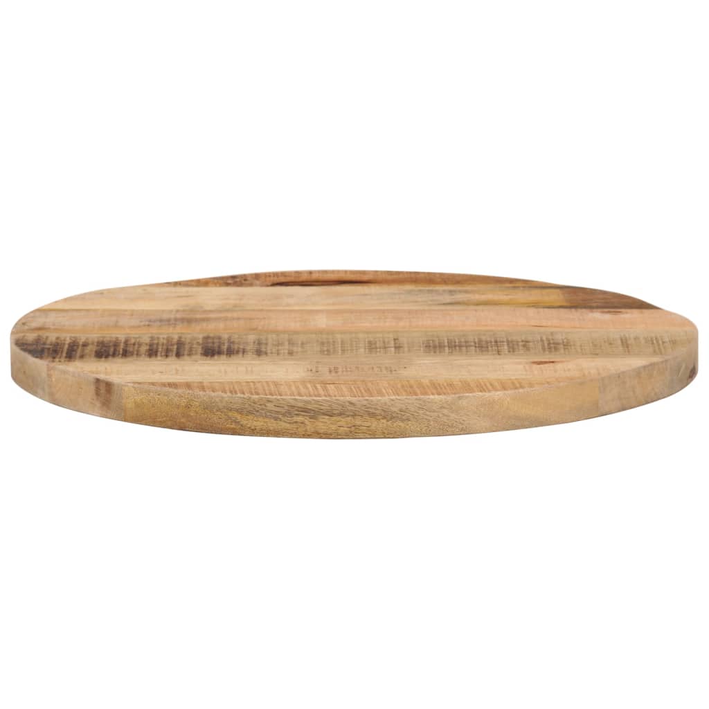 Tampo de mesa redondo ø60x2,5cm madeira mangueira áspera maciça