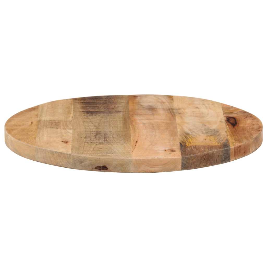 Tampo de mesa redondo ø60x2,5cm madeira mangueira áspera maciça