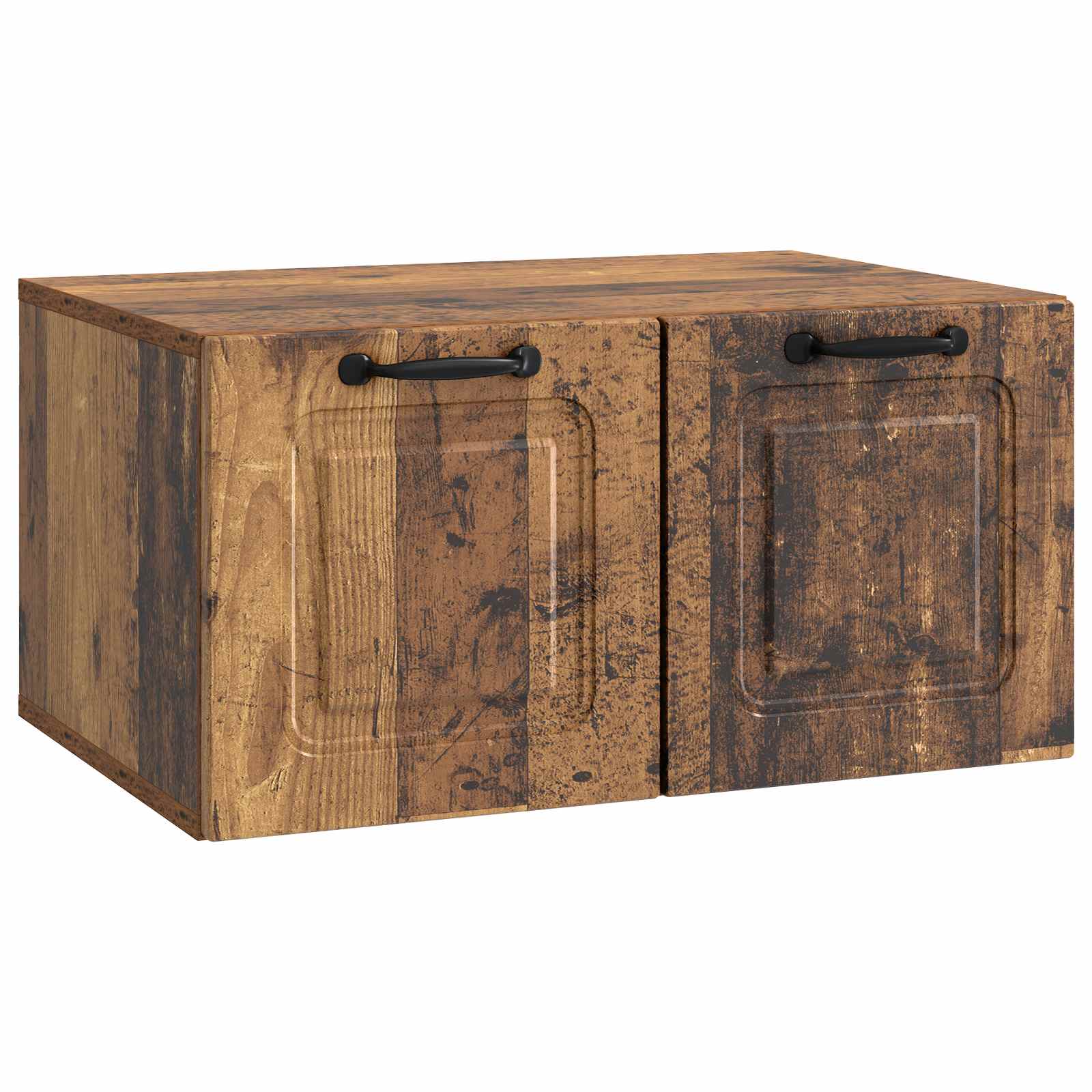 Gabinete de TV de parede madeira antiga 59,5 x 41 x 30 cm