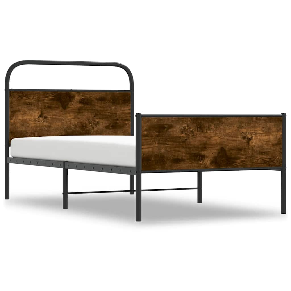 Estrutura cama s/ colchão derivados de madeira carvalho sonoma