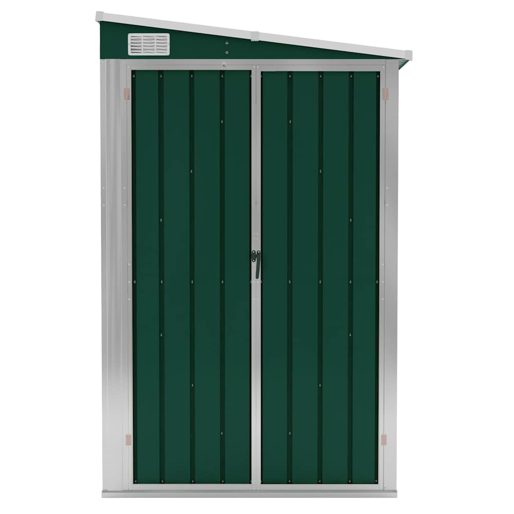 Abrigo suspenso p/ jardim 118x382x178 cm aço galvanizado verde