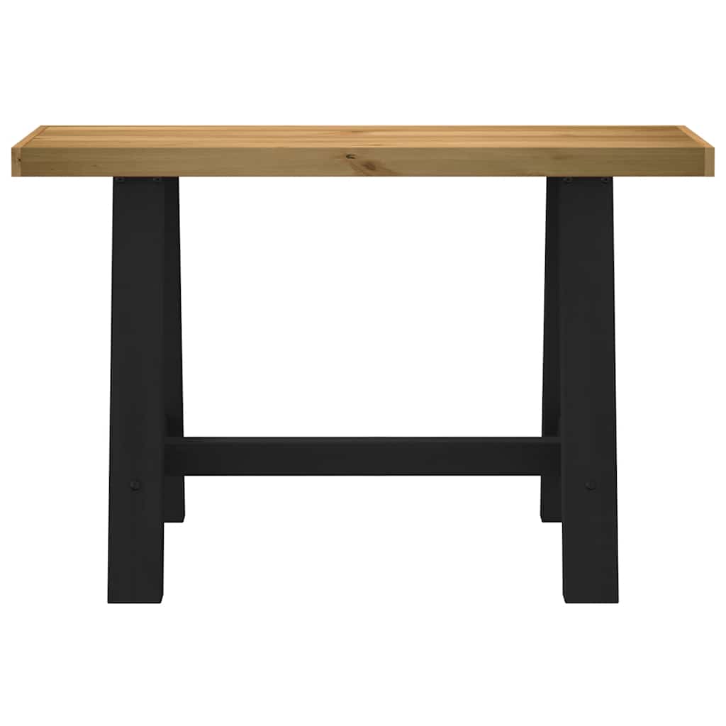 Mesa consola noain pernas em forma de a 120x30x75 cm