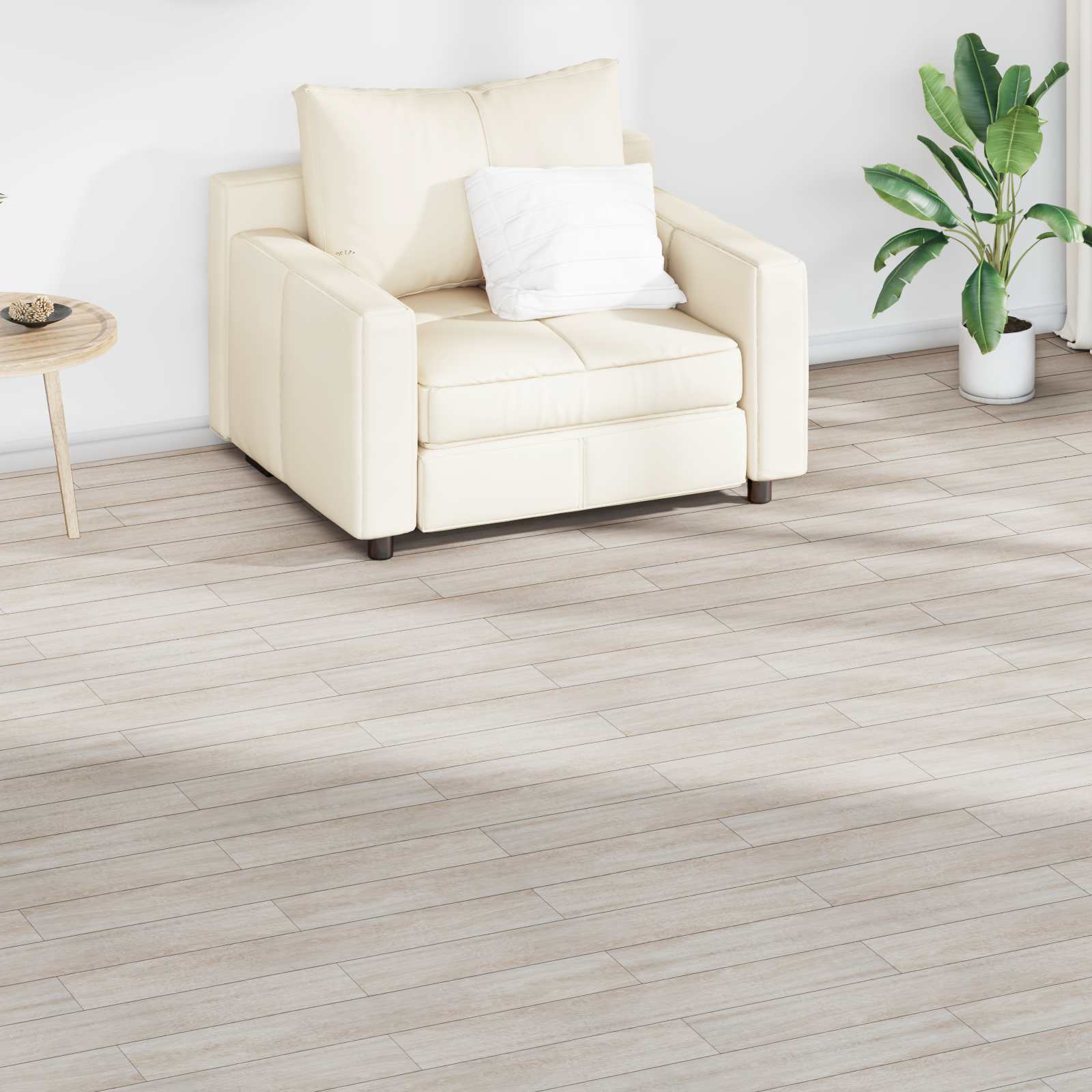 Pranchas de piso carvalho branco clássico 5,02 m² 36 unid. PVC