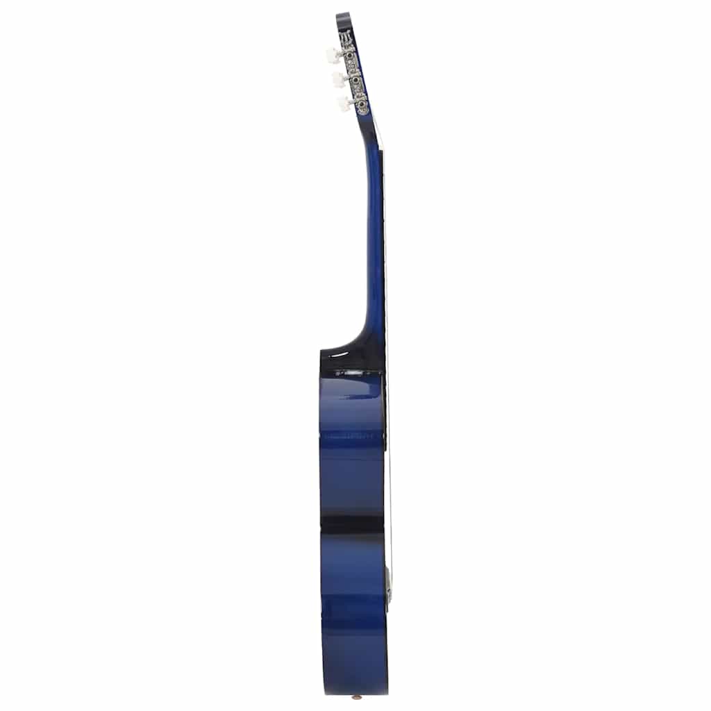 Guitarra clássica para iniciantes 4/4 39" madeira de tilia azul