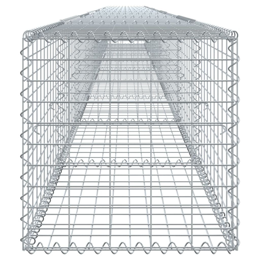 Cesto gabião com cobertura 900x50x50 cm ferro galvanizado
