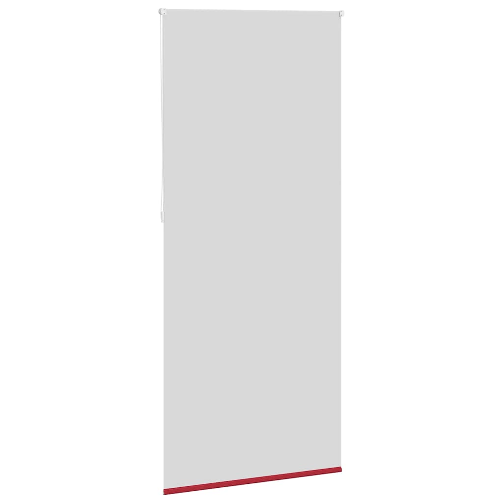 Cortina de rolo blackout, 124,4 x 230 cm, largura do tecido 120 cm, vermelha