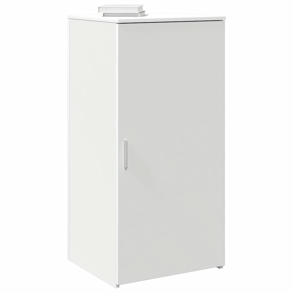 Armário de arrumação 50x45x103,5 cm derivados de madeira branco