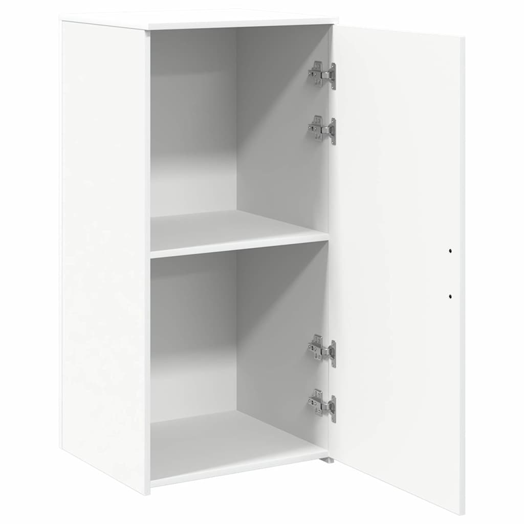 Armário de arrumação 50x45x103,5 cm derivados de madeira branco