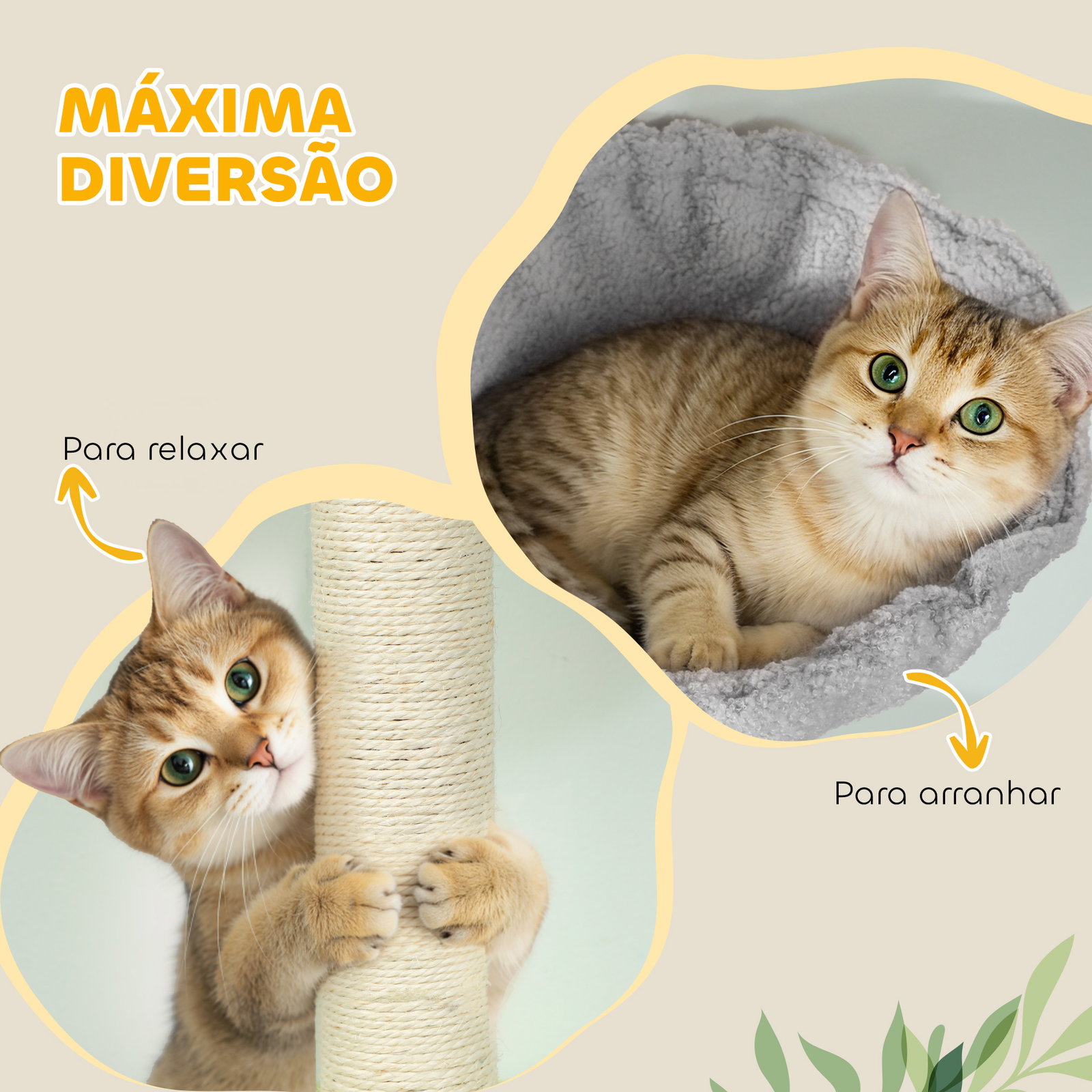 Arranhador para gatos de chão a teto com altura ajustável de 220-240 cm rede plataformas em flor cavernas rampa e bola cinza