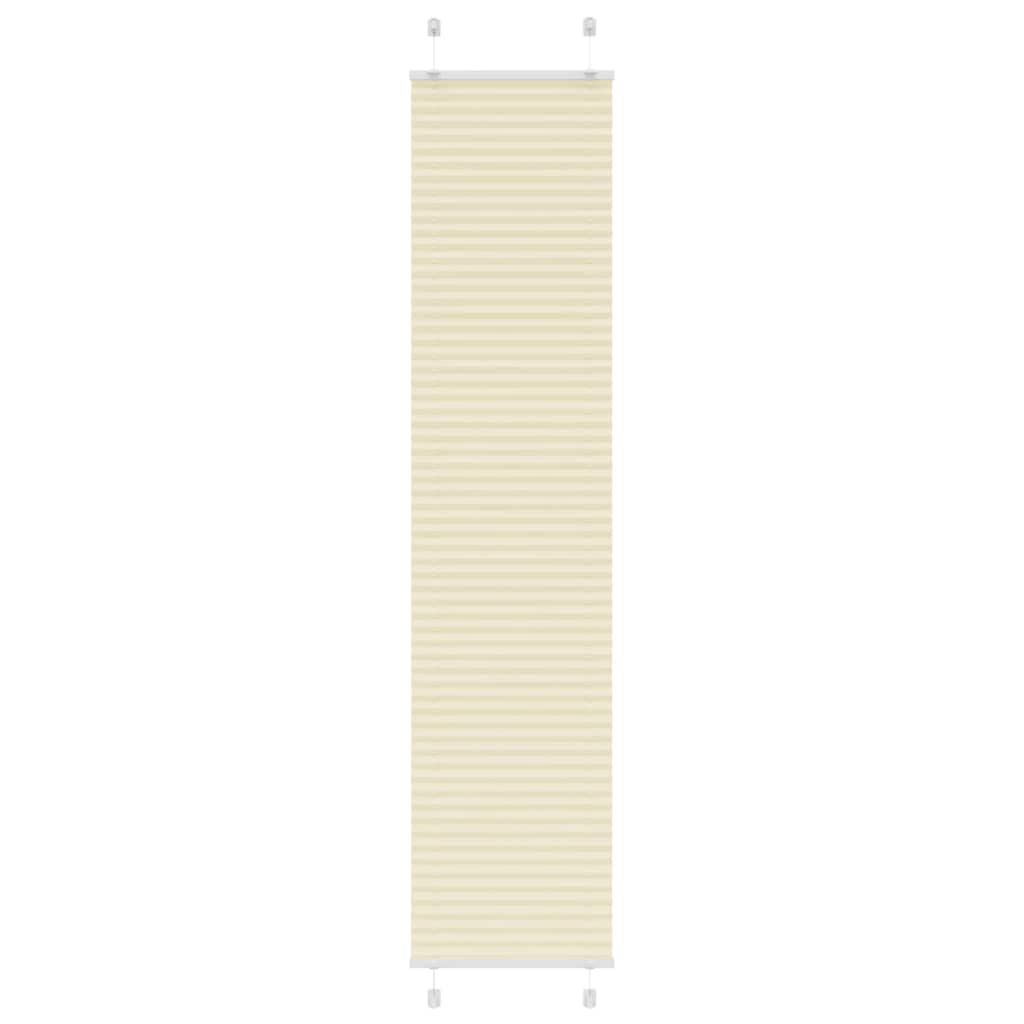 Creme plissada cega 50x200 cm largura tecido 49,4 cm poliéster