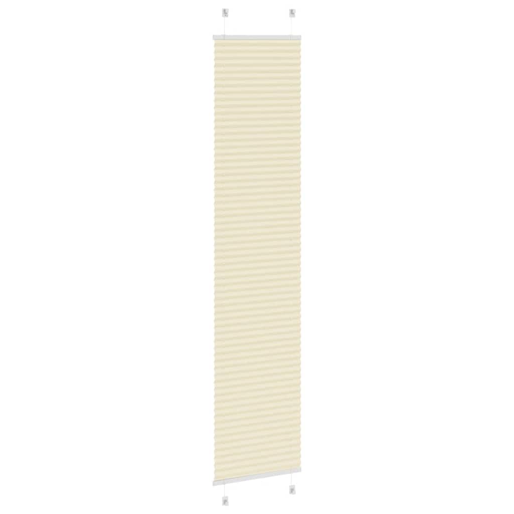 Creme plissada cega 50x200 cm largura tecido 49,4 cm poliéster