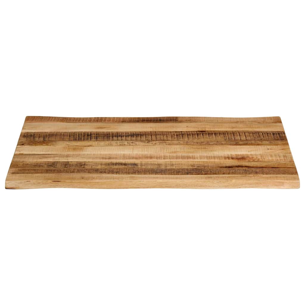 Tampo de mesa c/borda viva 100x80x3,8cm mangueira áspera maciça