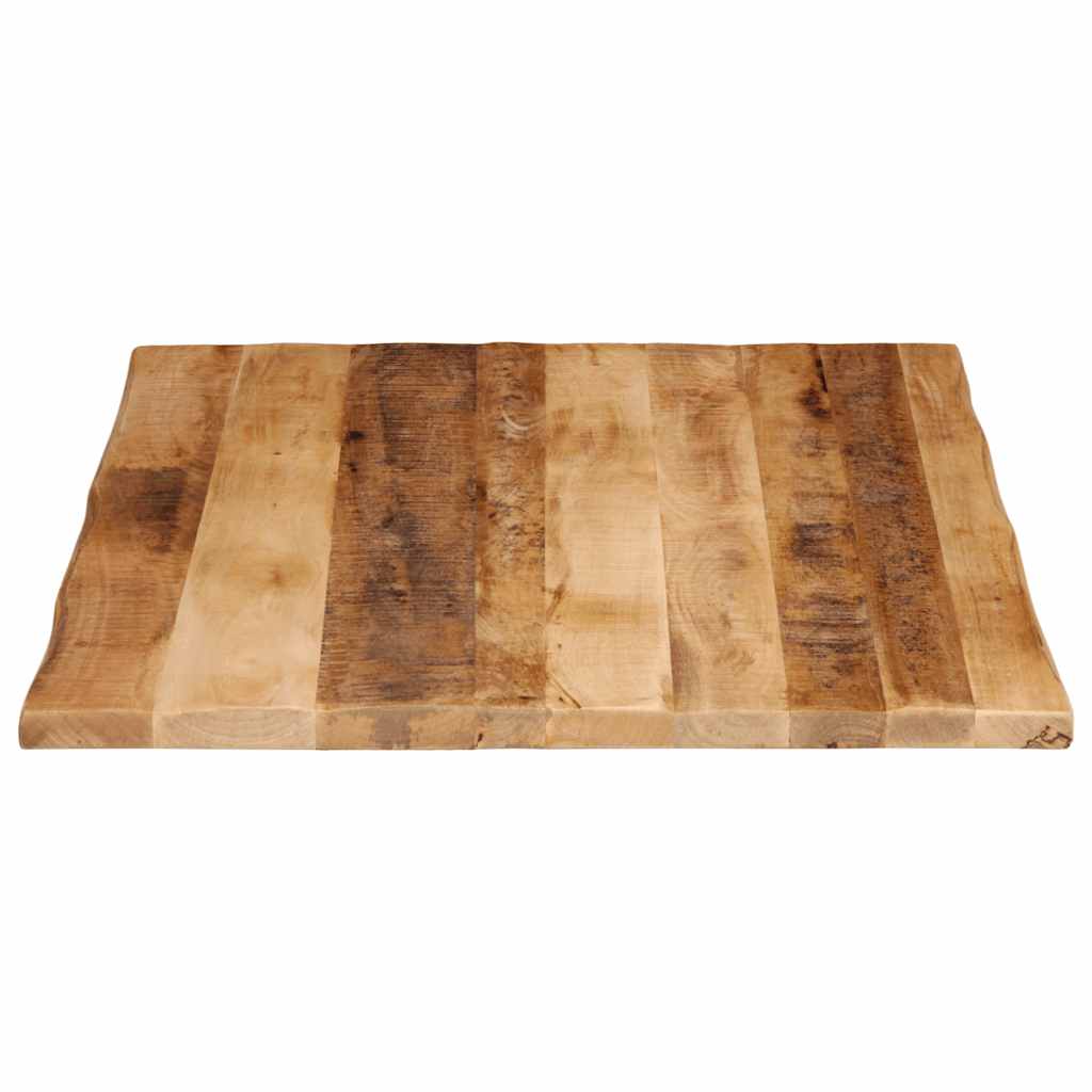 Tampo de mesa c/borda viva 100x80x3,8cm mangueira áspera maciça
