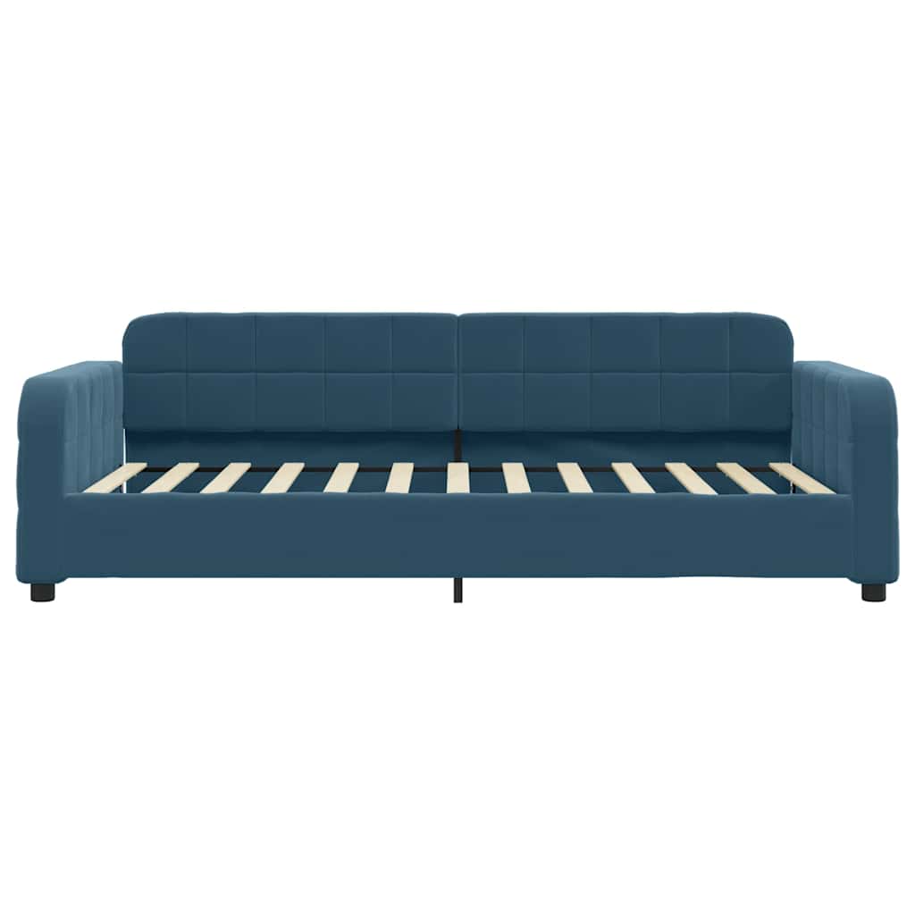 Sofá-cama 80x200 cm veludo azul