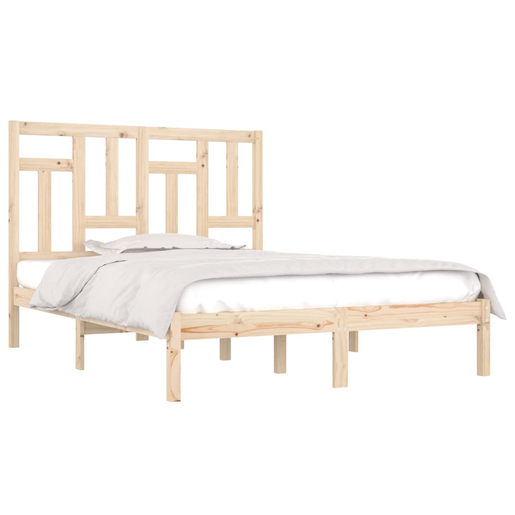 Cama sem colchão 160x200 cm madeira de pinho maciça