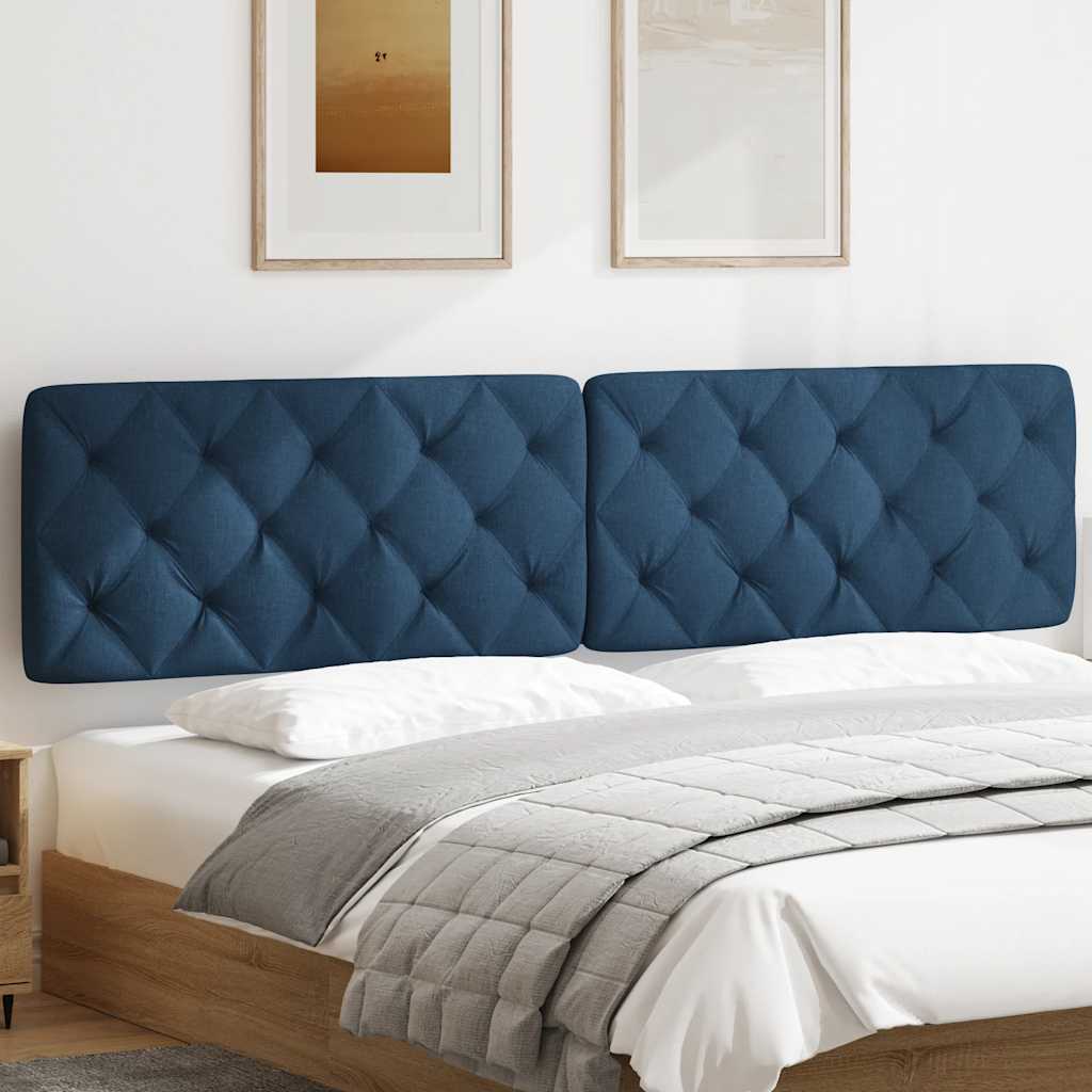 Almofadão de cabeceira 200 cm tecido azul
