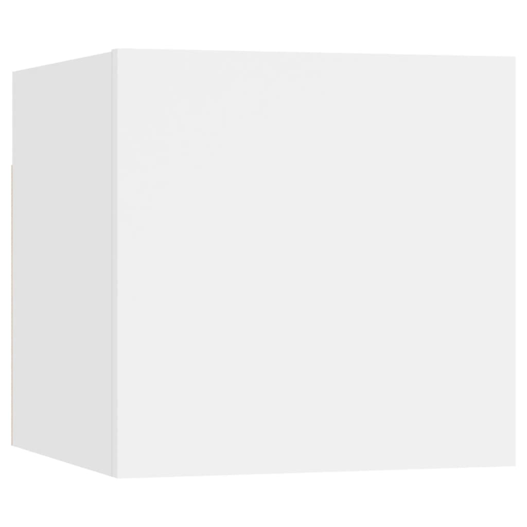 5 Pcs conjunto de móveis de TV contraplacado branco