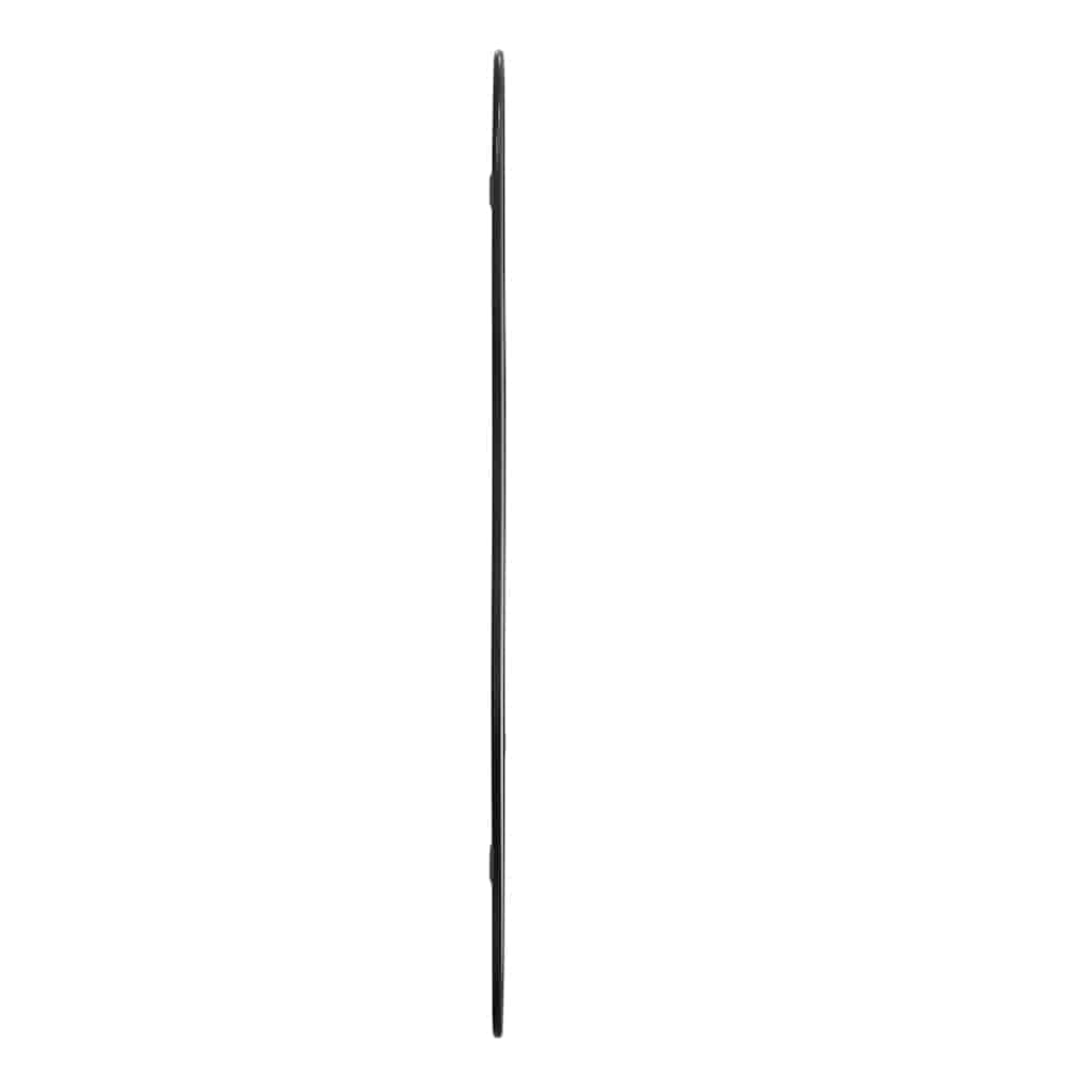 Espelho de parede 80x35 cm preto