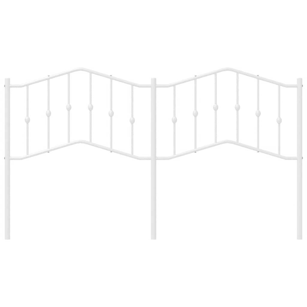 Cabeceira de substituição 180 cm metal branco