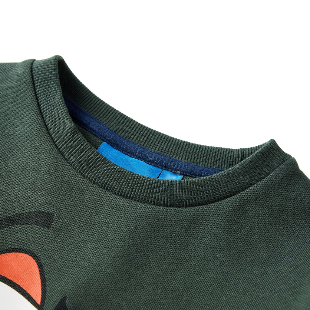Camisola para criança verde-escuro 92