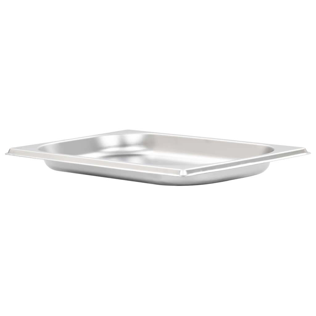 Recipientes gastronorm 12 pcs gn 1/4 20 mm aço inoxidável