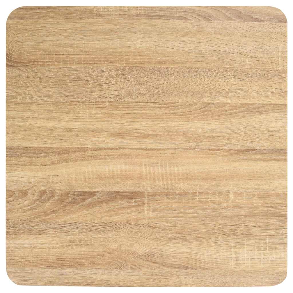 Mesa bistrô 60x60 cm MDF castanho-claro