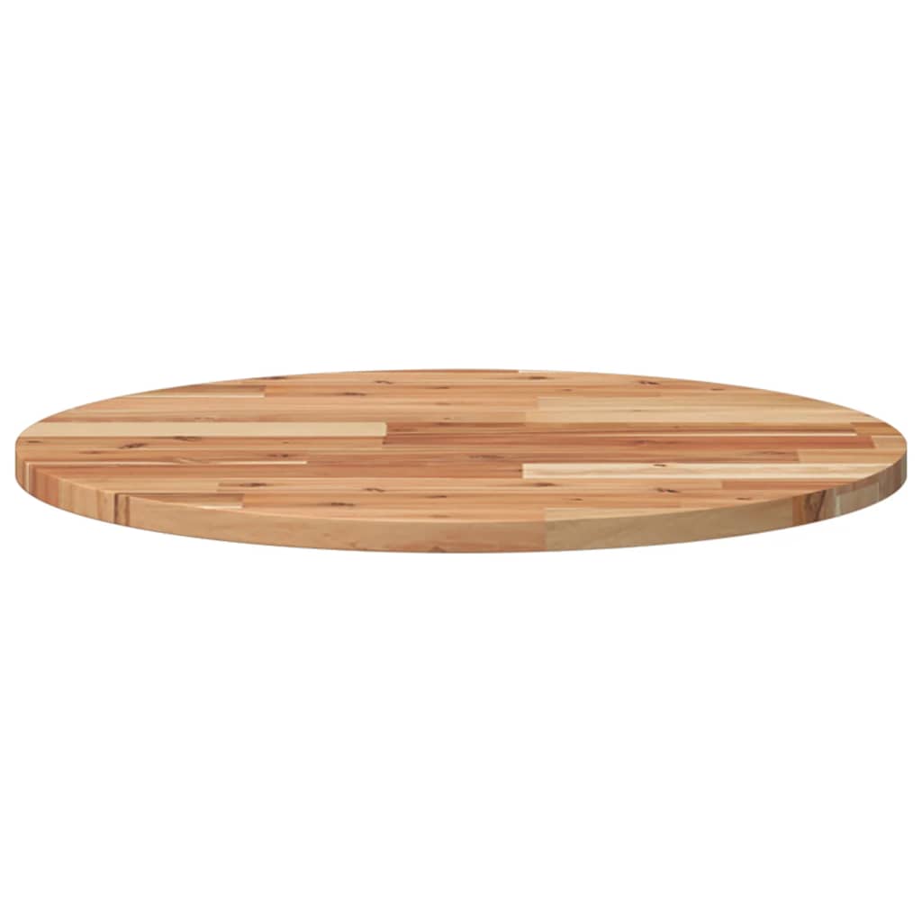 Tampo de mesa redondo ø60x2 cm madeira de acácia maciça