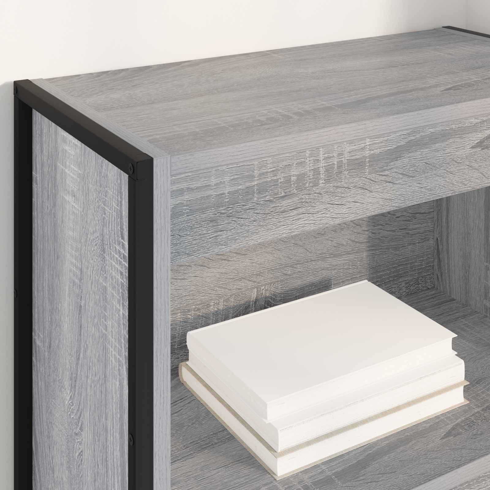 Gabinete de livros 60 x 30 x 155 cm derivados de madeira