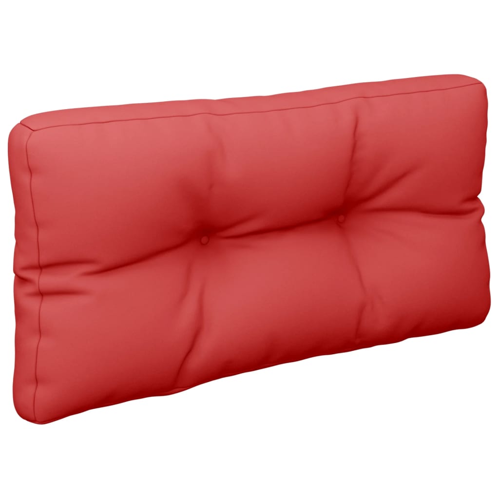 Almofadão para sofá de paletes 70x40x12 cm tecido vermelho