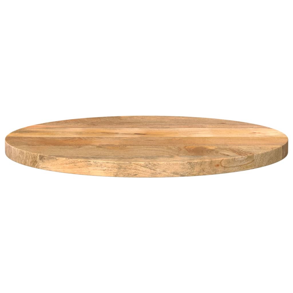 Tampo de mesa redondo ø60x2,5cm madeira de mangueira maciça