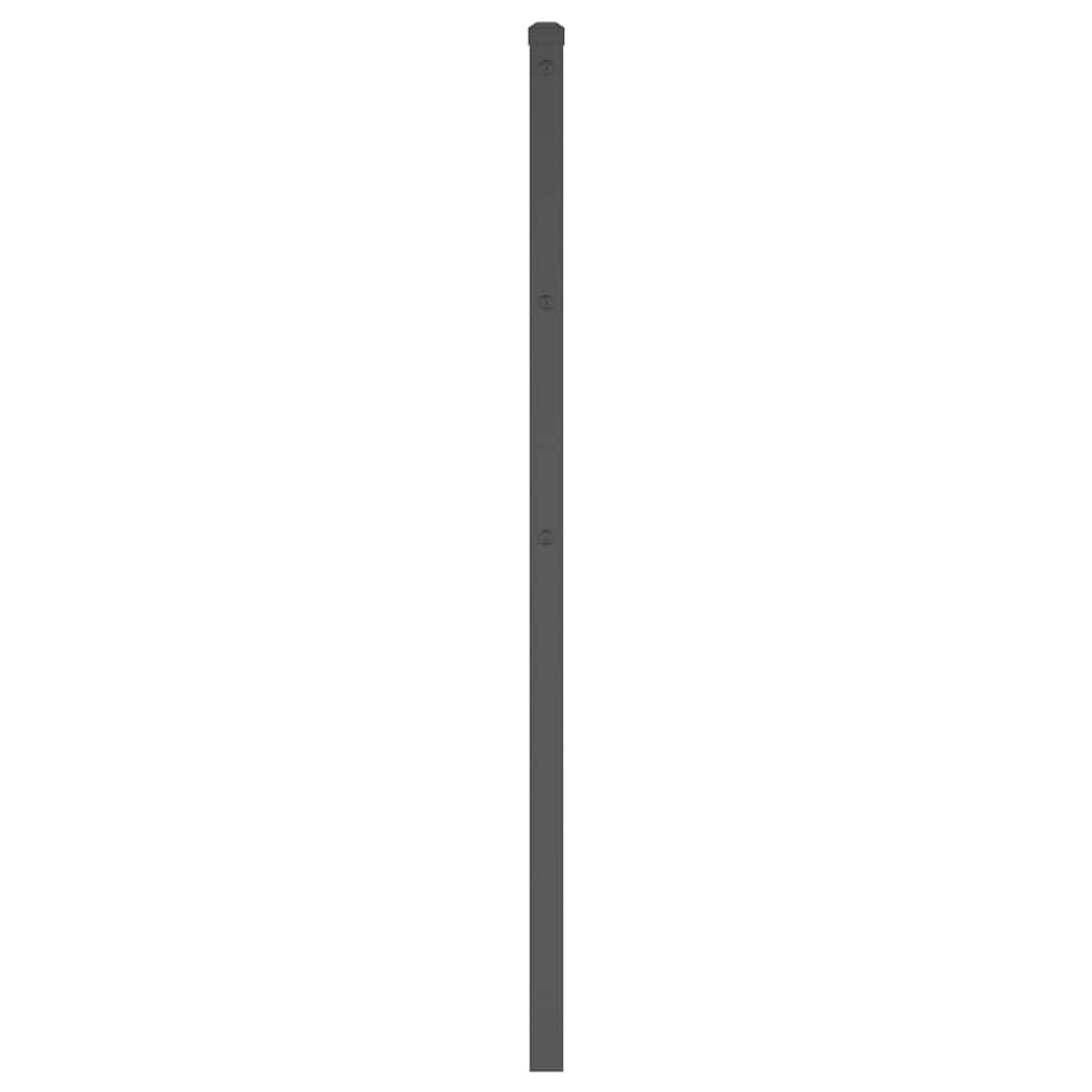 Cabeceira de substituição 200 cm metal preto