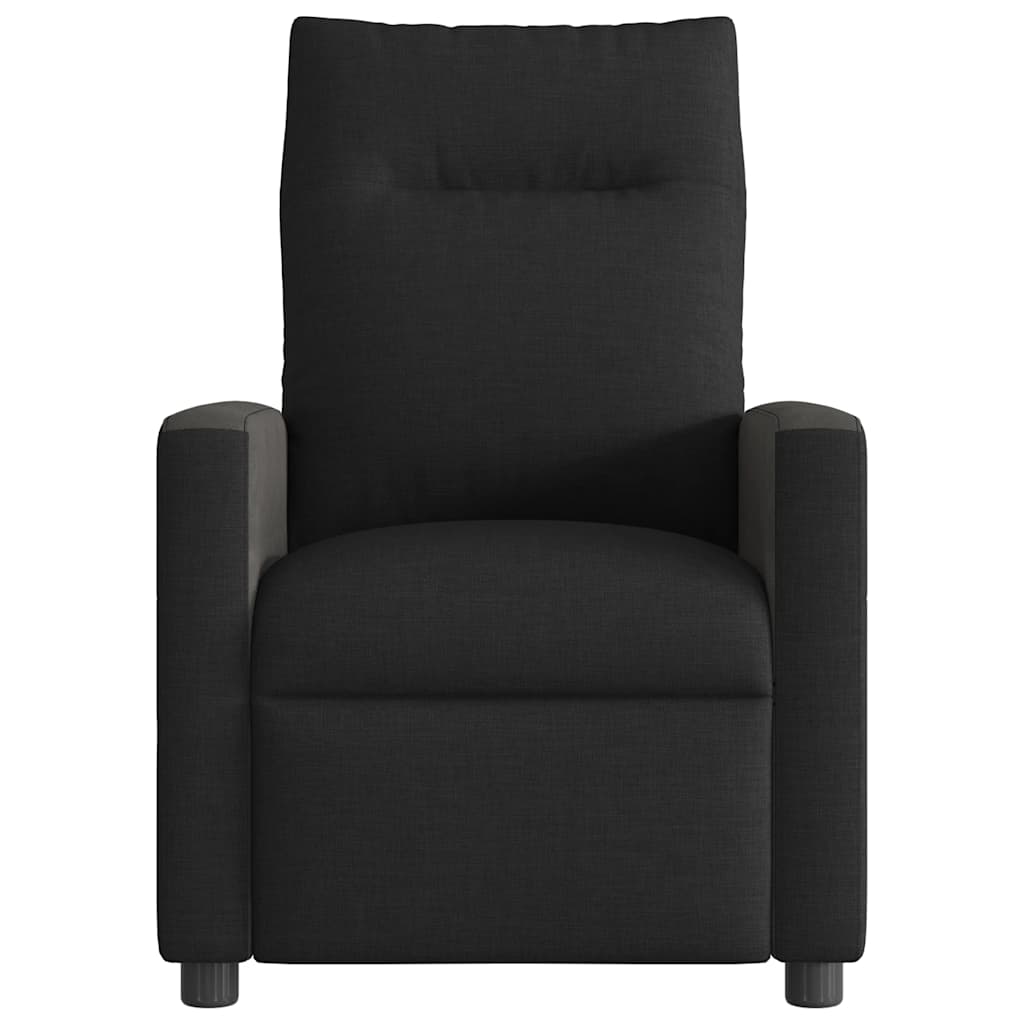Poltrona de massagens reclinável tecido preto