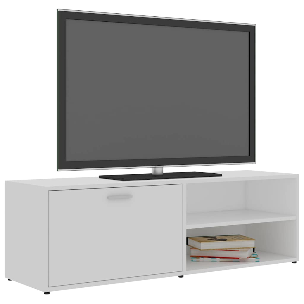 Móvel de TV 120x34x37 cm derivados de madeira branco
