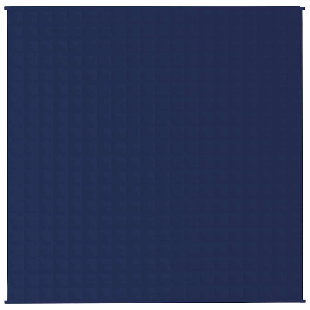 Manta pesada 13 kg 200x200 cm tecido azul