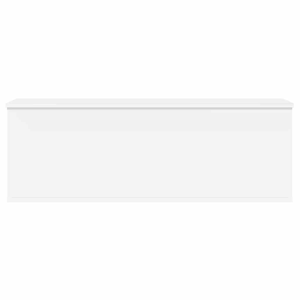 Caixa de arrumação 102x35x35 cm derivados de madeira branco
