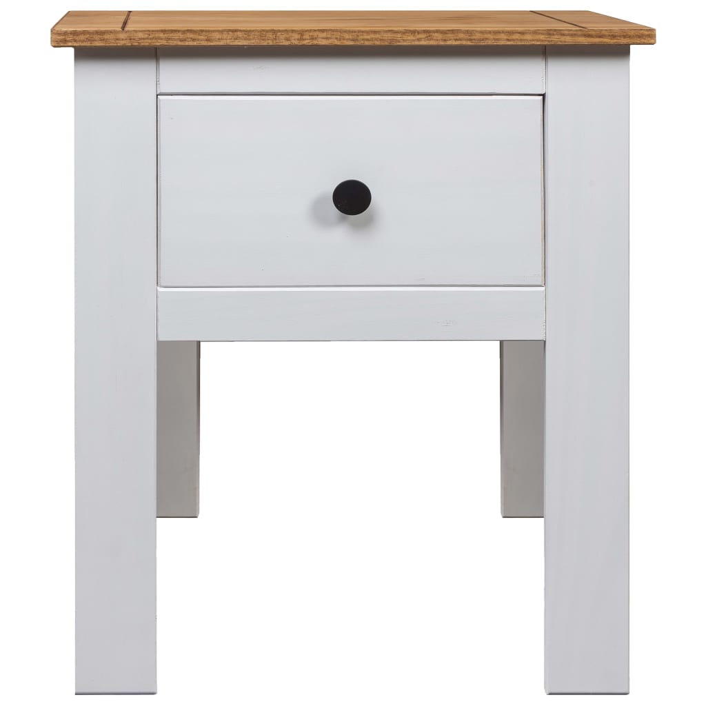 Mesa de cabeceira 46x40x57 cm pinho panama branco