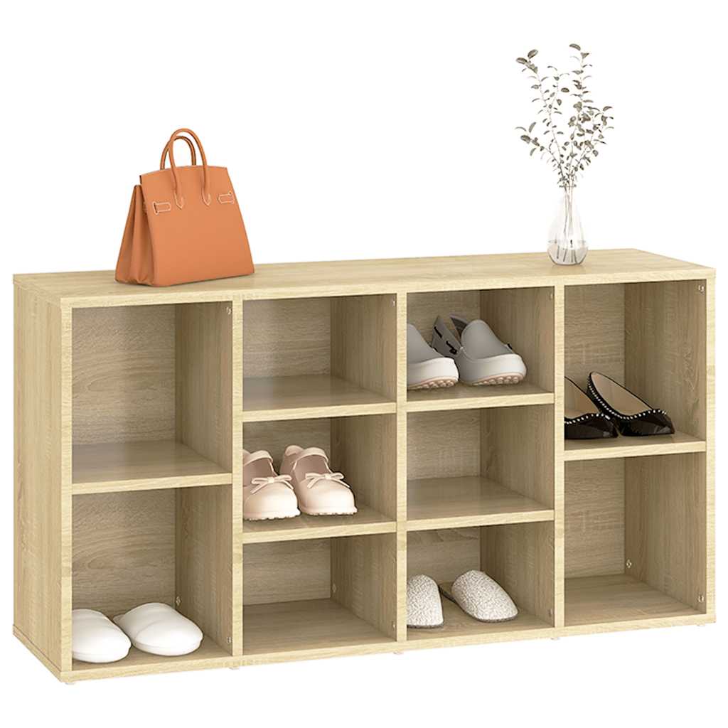 Sapateira 103x30x55 cm contraplacado carvalho sonoma