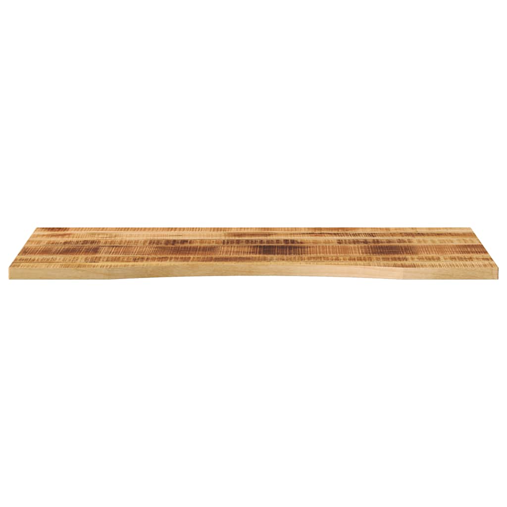 Tampo de mesa com curva 140x50x2,5 cm mangueira áspera maciça