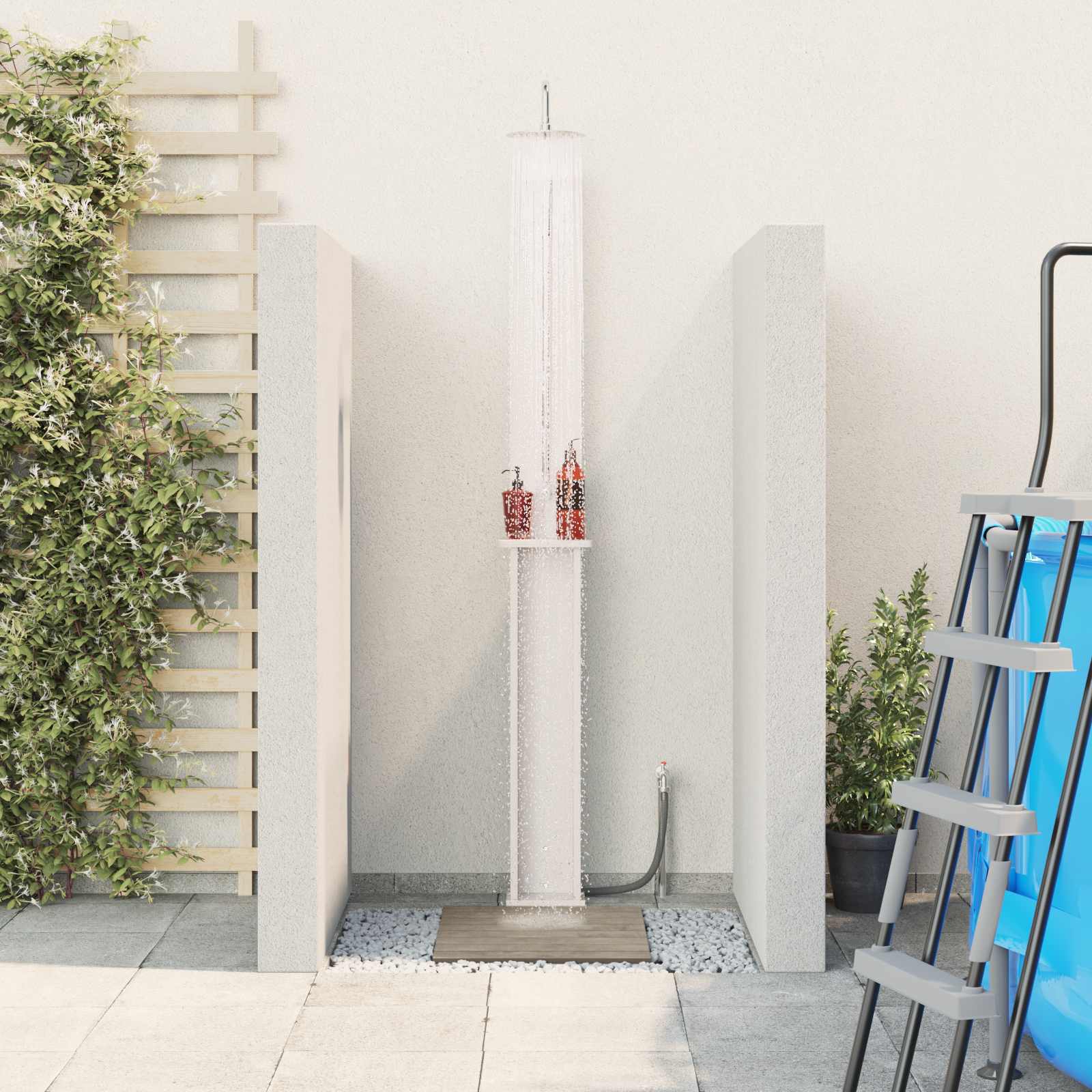 Chuveiro externo 246 cm branco