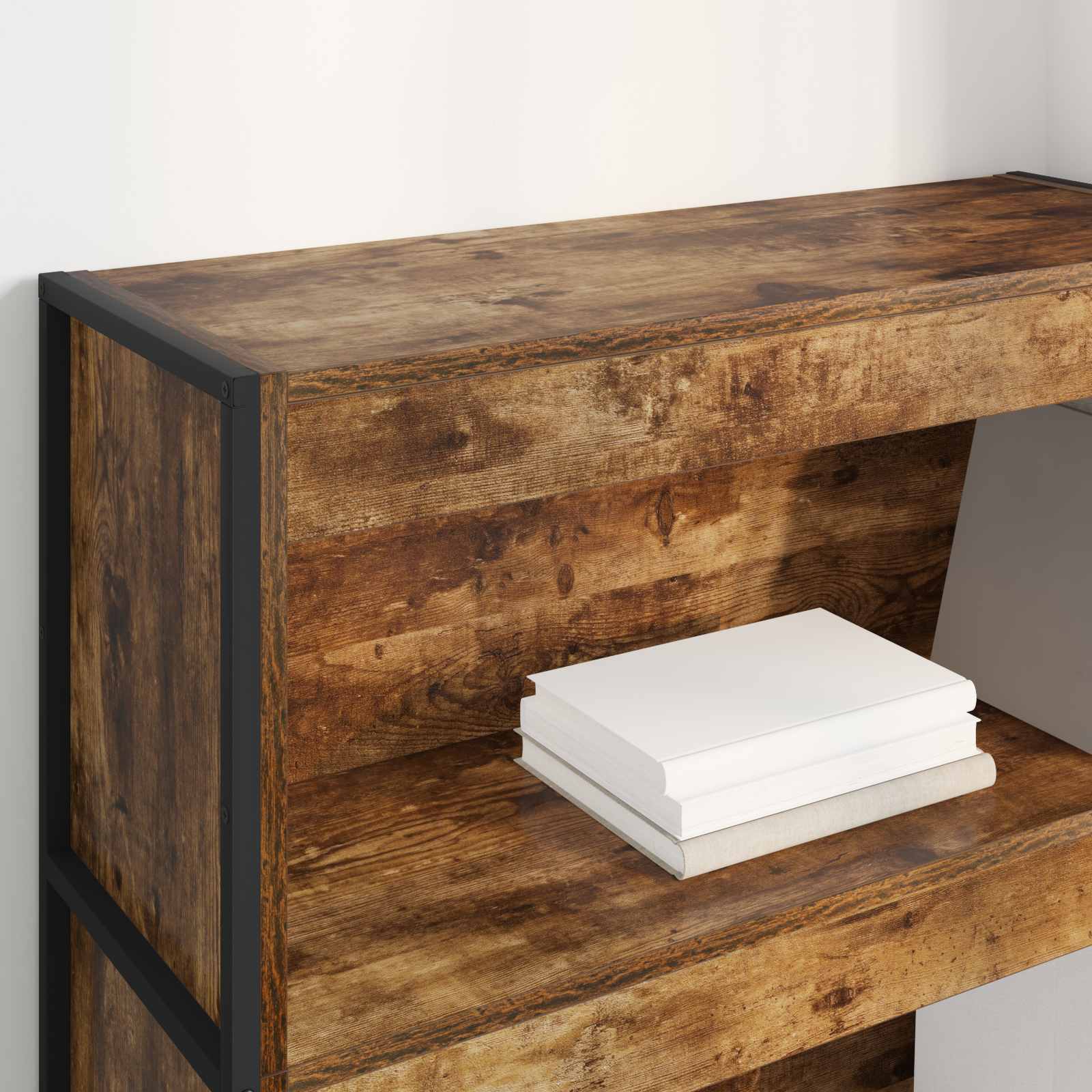 Gabinete de livros 80 x 30 x 121 cm derivados de madeira