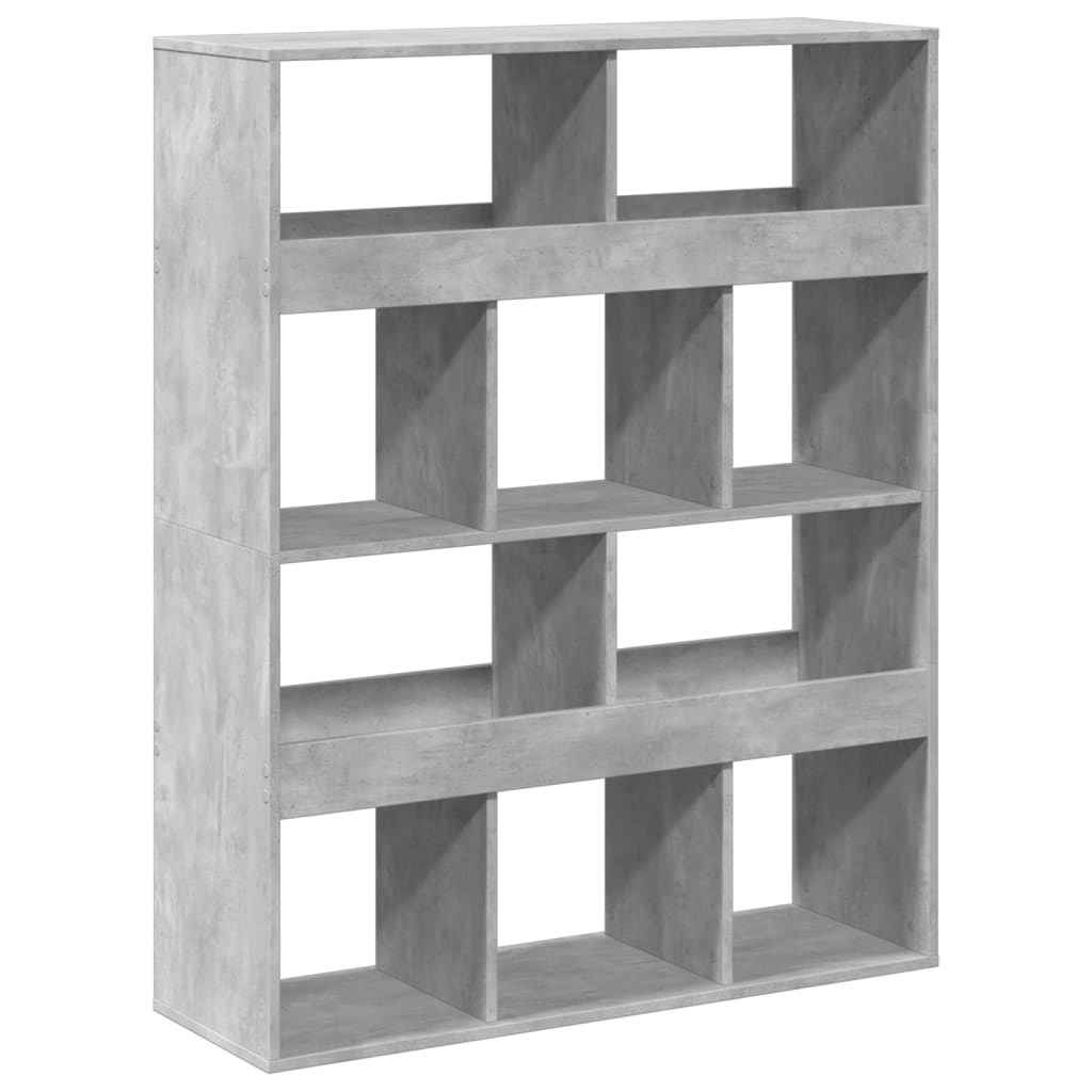 Divisória 100x33x125,5 cm derivados de madeira cinzento cimento
