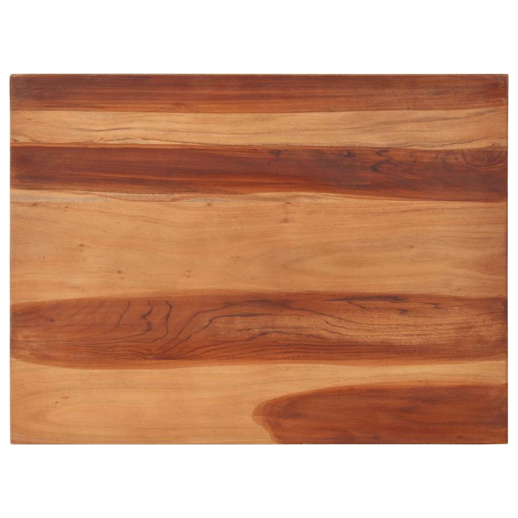 Tampo de mesa madeira de acácia maciça 25-27 mm 60x80 cm