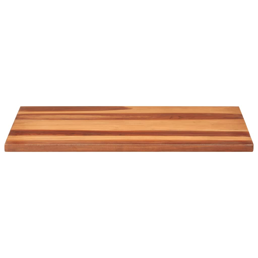 Tampo de mesa madeira de acácia maciça 25-27 mm 60x80 cm