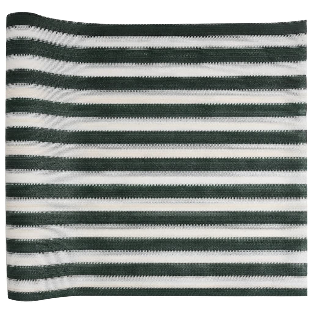 Rede ocultação p/ privacidade pead 195g/m² 2x10m verde e branco