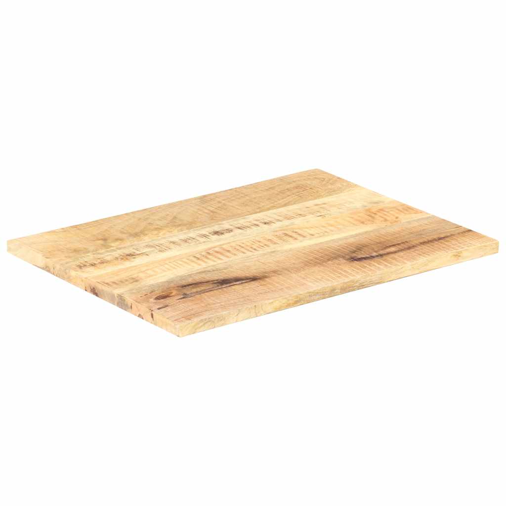 Tampo de mesa madeira de mangueira maciça 25-27 mm 90x60 cm