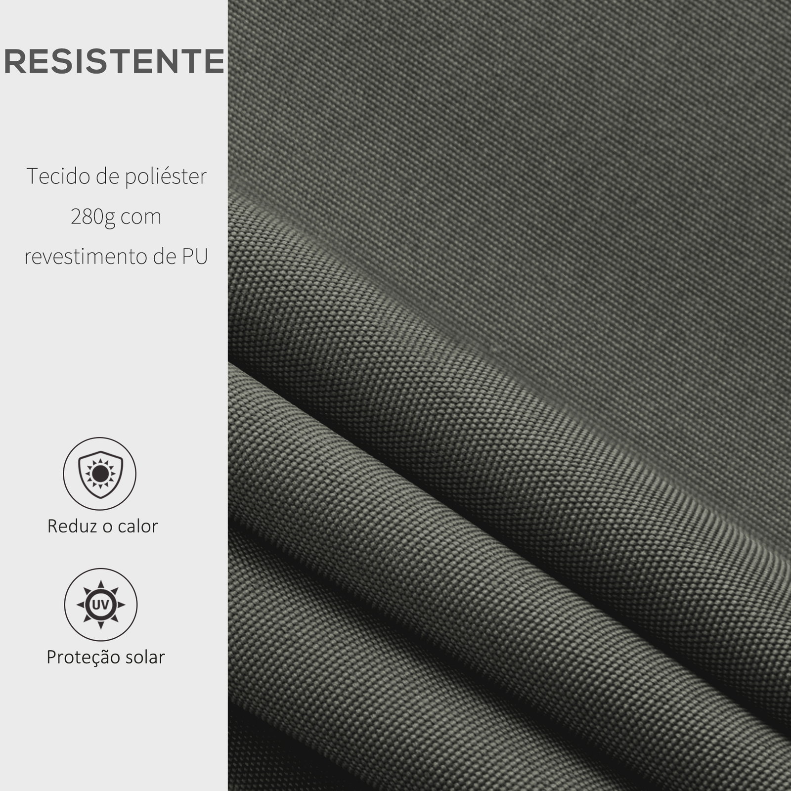 Toldo manual retrátil 350x250 cm para varanda com manivela de metal impermeável e anti-UV para jardim terraço janelas cinza