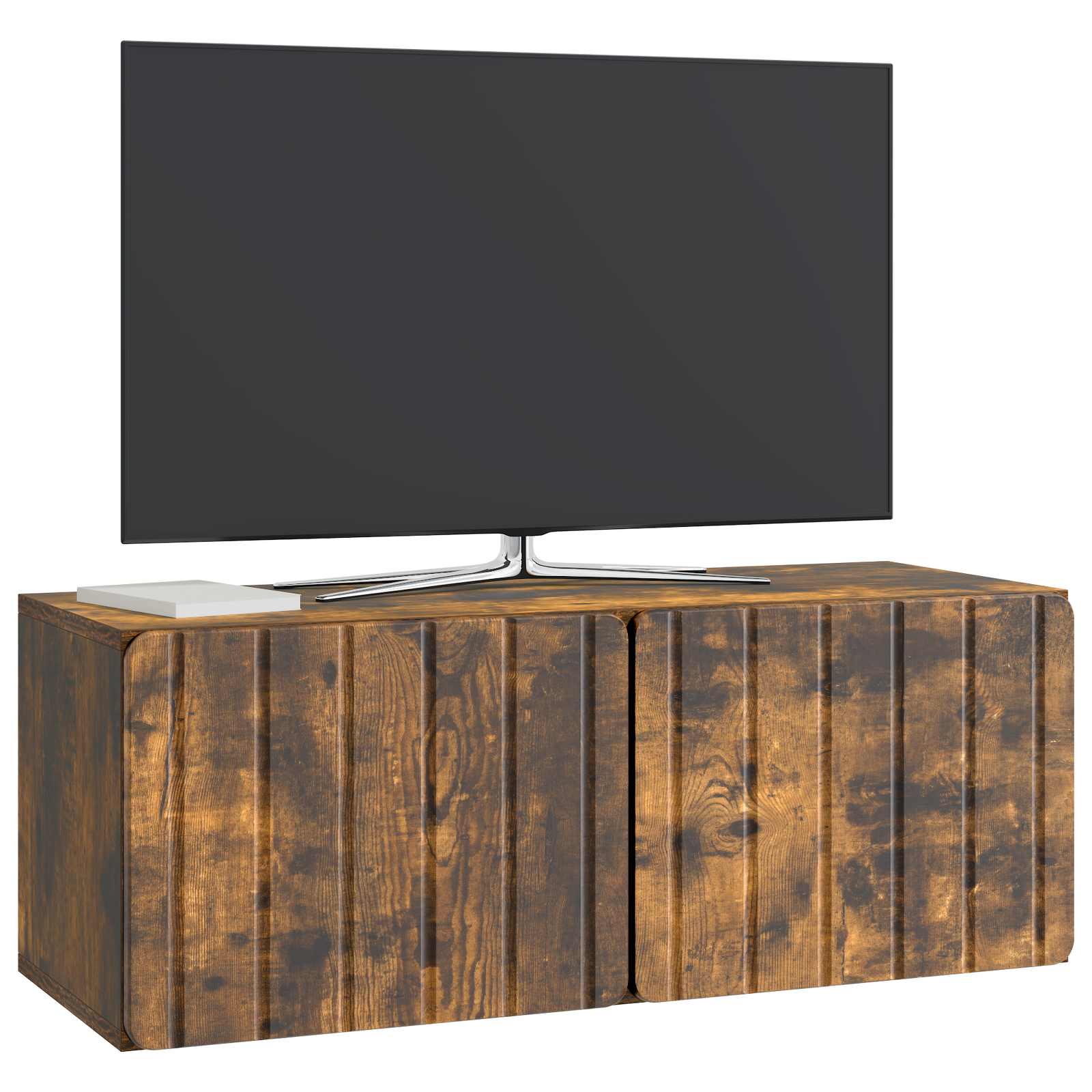 Gabinete de TV de parede 78,5 x 31 x 30 cm carvalho fumado